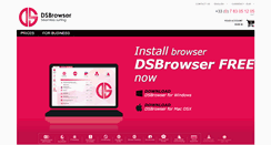 Desktop Screenshot of dsbrowser.com