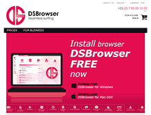 Tablet Screenshot of dsbrowser.com